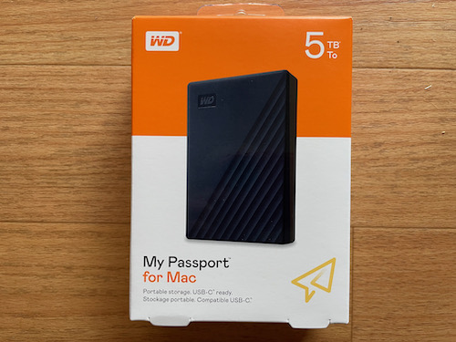 WD Mac用ポータブルHDD 5TB USB Type-C ウエスタンデジタル(Western