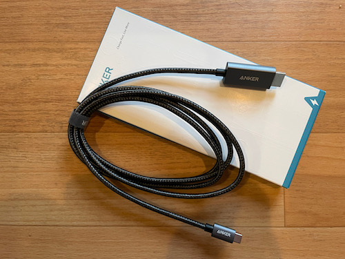 Anker 高耐久ナイロン USB-C & HDMI ケーブル (1.8m ブラック)【4K